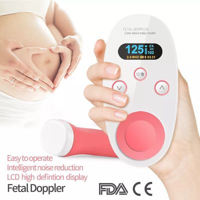 Anne Evde Fetal Doppler Kalp Monitörü Bebek Kalp Atışını Önler Bebek Fetal Doppler