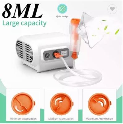 Mesh Gürültü Yok Ultrasonik Taşınabilir Nebulizatör Makinesi İnhaler Maskesi Şarj Edilebilir