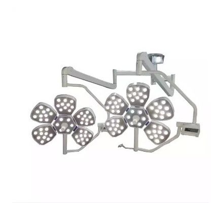 LED Cerrahi Işık Çiçek Şekli Led Ameliyat Işığı Çift Dome Gölgesiz Ameliyat Lambası