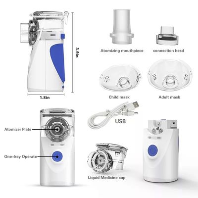 Taşınabilir Nebulizatör Makinesi Elde Taşınabilir İnhaler Mesh Nebulizatör Makinesi
