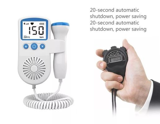 Gebelik İçin Taşınabilir Fetal Doppler Kalp Monitörü Bebek Cep Doppler Monitörü