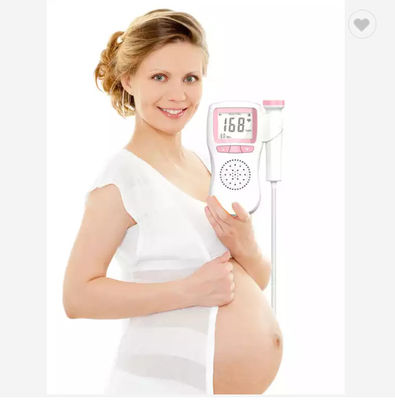 Cep Doppler Fetal Taşınabilir Bebek Nabız Monitörü Ultrasonik Fetal Doppler