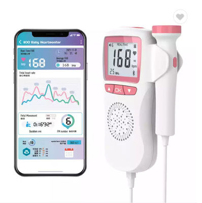 OEM Hastane Makineleri Taşınabilir Hamile Kadınlar Fetal Doppler Fetal Kalp Monitörü