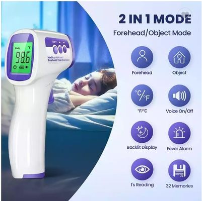 Kızılötesi Alın Bebek Klinik SıcaklıkTermometre Oral Dijital Temassız
