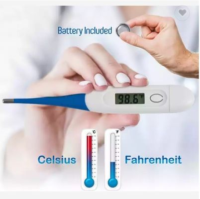 LCD Ekran Hızlı 2 Saniye Testi Bebek Dijital Sıcaklık Termometre Elektrikli Plastik OEM