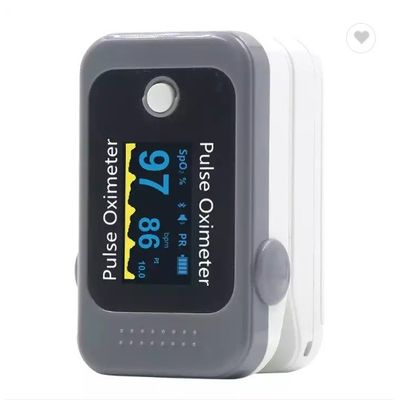 Yetişkin Pediatrik Yenidoğan Oksimetre Şarj Edilebilir Bluetooth Parmak Ucu El Nabız Oksimetresi
