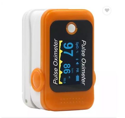 Yetişkin Pediatrik Yenidoğan Oksimetre Şarj Edilebilir Bluetooth Parmak Ucu El Nabız Oksimetresi