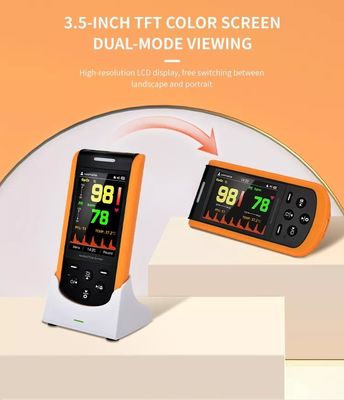 Yetişkin Pediatrik Yenidoğan Oksimetre Şarj Edilebilir Bluetooth Parmak Ucu El Nabız Oksimetresi