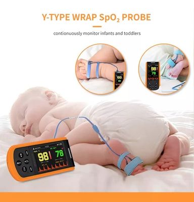 Yetişkin Pediatrik Yenidoğan Oksimetre Şarj Edilebilir Bluetooth Parmak Ucu El Nabız Oksimetresi
