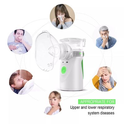 Ultrasonik Taşınabilir Nebulizatör Makinesi İçme Nefes Örgü Elektrikli Ce AAA Pil X 2 270g