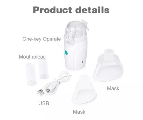 Ev El Taşınabilir Nebulizatörler Maske Öksürük İlaç Mesh Nebulizatör Makinesi
