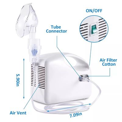 Ekonomik Pnömatik Nebulizatör Aerosol Terapi Kompresörü Nebulizatör