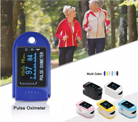 Renkli Led Ekranlı Dijital Elde Taşınabilir Parmak Nabız Oksimetresi