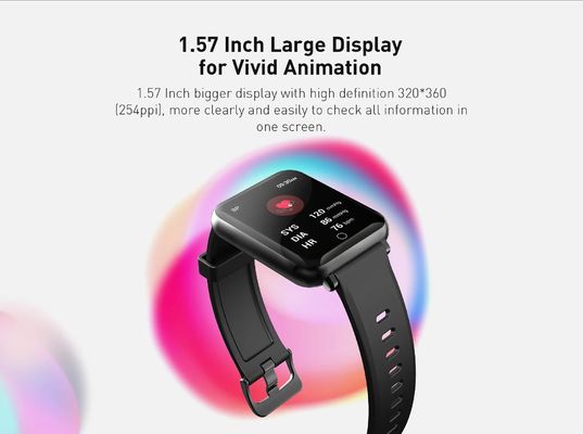 Dijital İnvaziv Olmayan Kan Şekeri Glikoz Ölçer Monitör Bilek Smartwatch