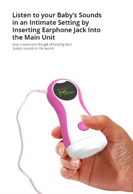 Mini Prenatal Fetal Doppler Ultrason Ekipmanı Bebek Kalp Atışı Monitörü