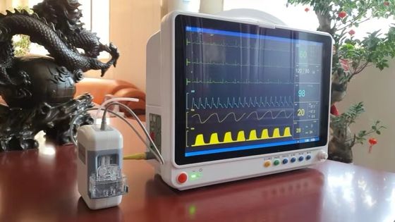 Vital Signs Hasta Monitörü 15 İnç Çok Parametreli Tıbbi Yoğun Bakım Hastabaşı Nibp SPO2 Ekg