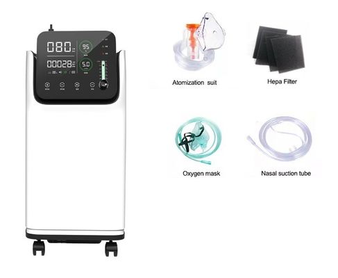 Büyük Akış Hasta Endüstriyel Tıbbi Respironics Oksijen Konsantratörü 5L