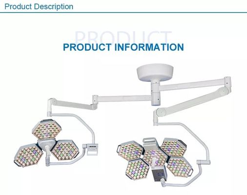 Renk Sıcaklığını Ayarlayın Yüksek Dereceli Gölgesiz Cerrahi Lamba LED Tavan Lambası